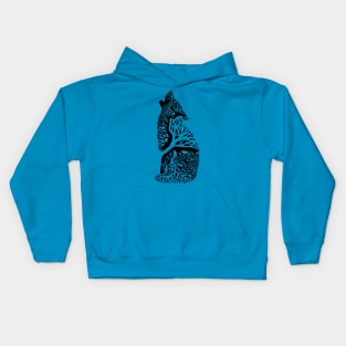 Wolf Tree Kids Hoodie